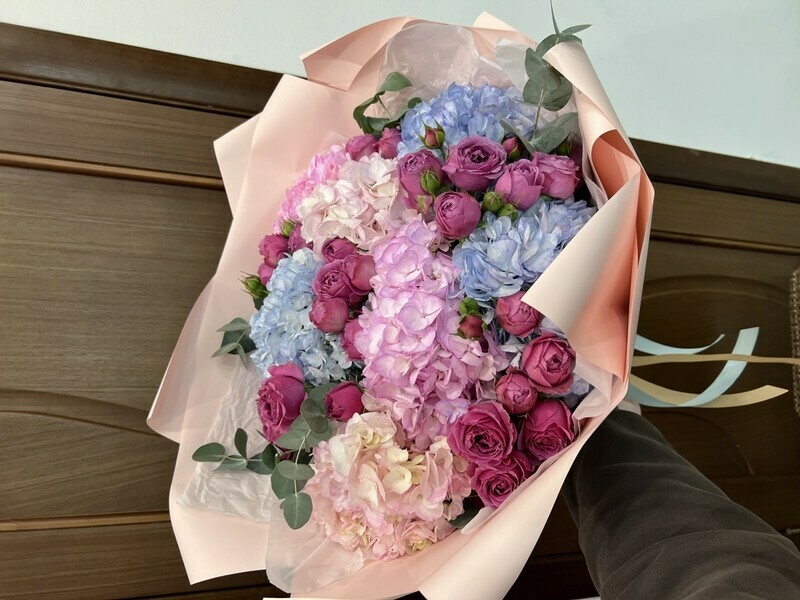 Букет гортензия , стандартный