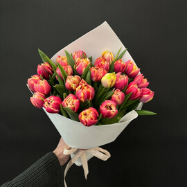 Букет из 25 тюльпанов 