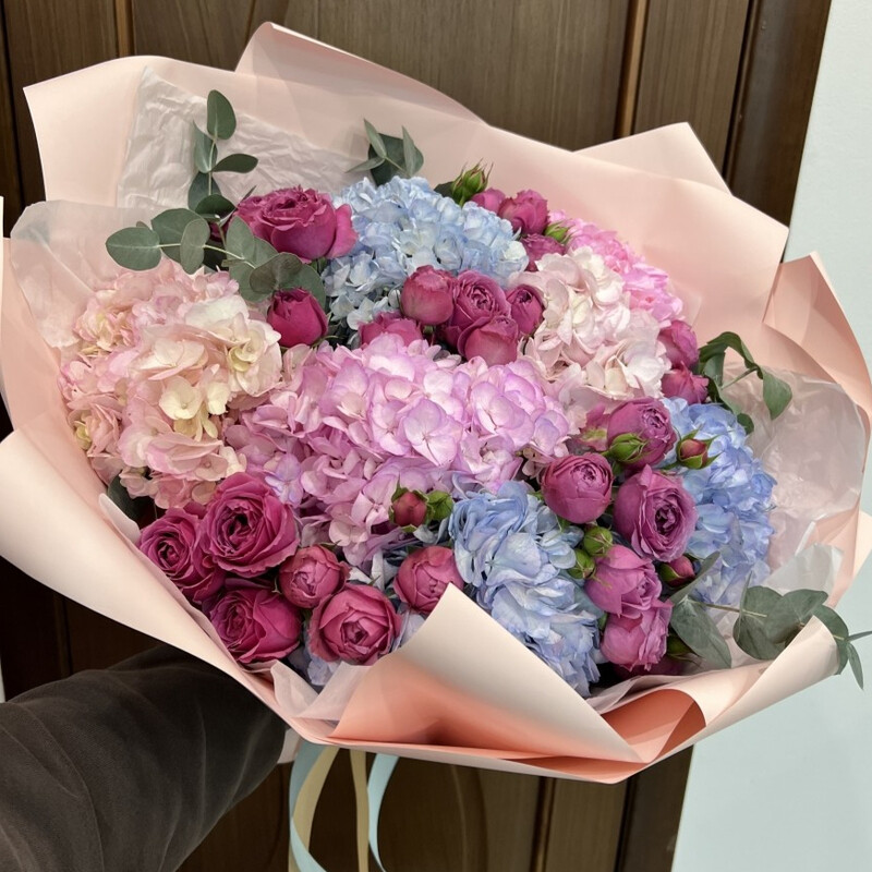 Букет гортензия , стандартный