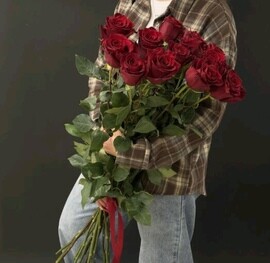 Элитная высокая эквадорская Роза сорта Expiorer