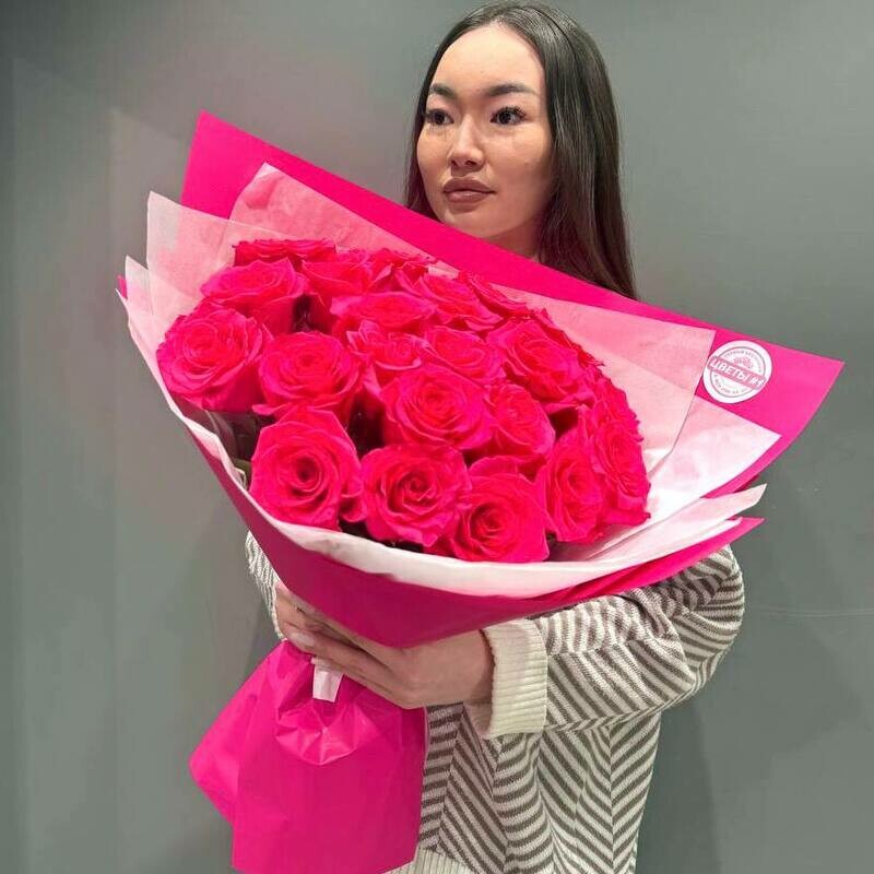 Букет из 21 розы Эквадор, стандартный