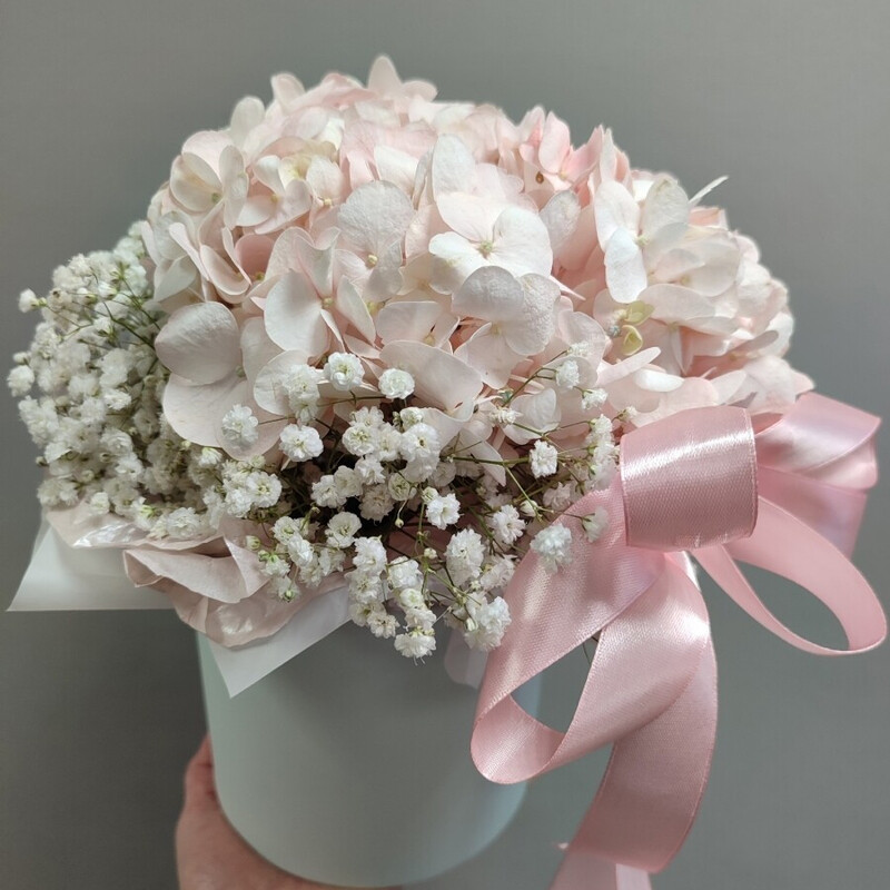 Композиция с гортензией, уменьшенный