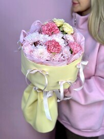 Лимонный Букет с Бантиками