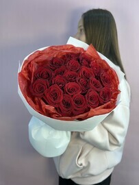 21 красная Роза Эквадор 