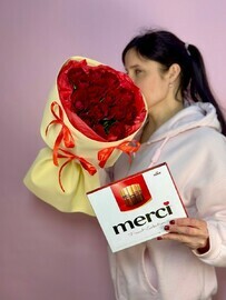 Kombo nabor s konfetami i bantikami