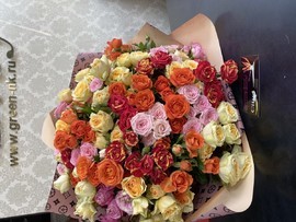 Кустовая Роза микс