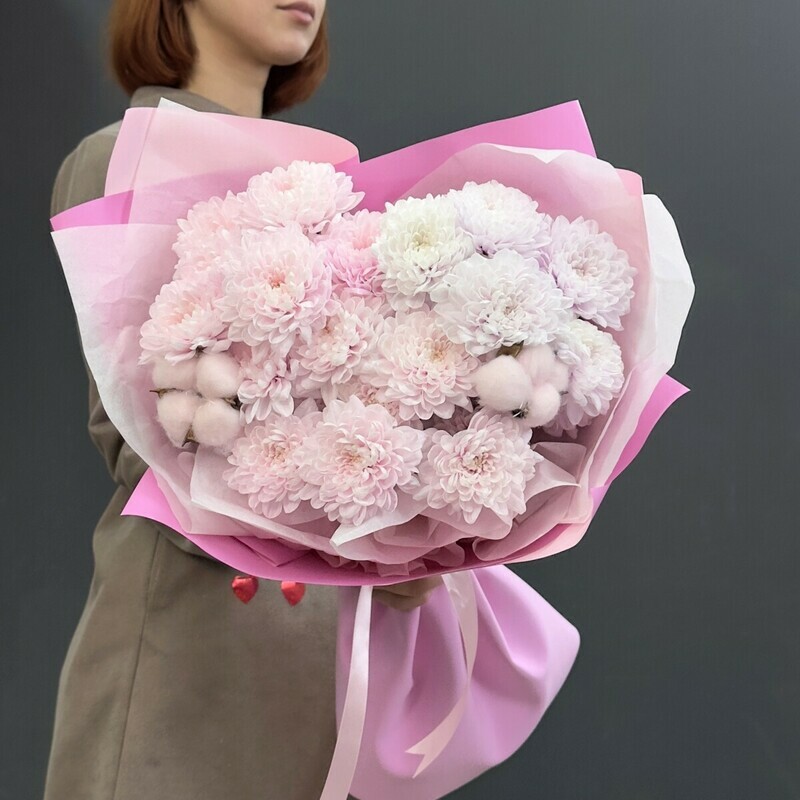 Букет из хризантем 406, стандартный