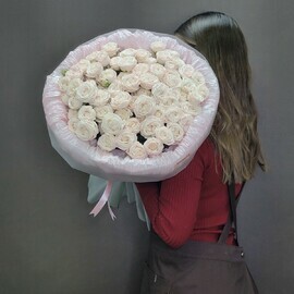 Букет из кустовых роз "Фантастическая улыбка"