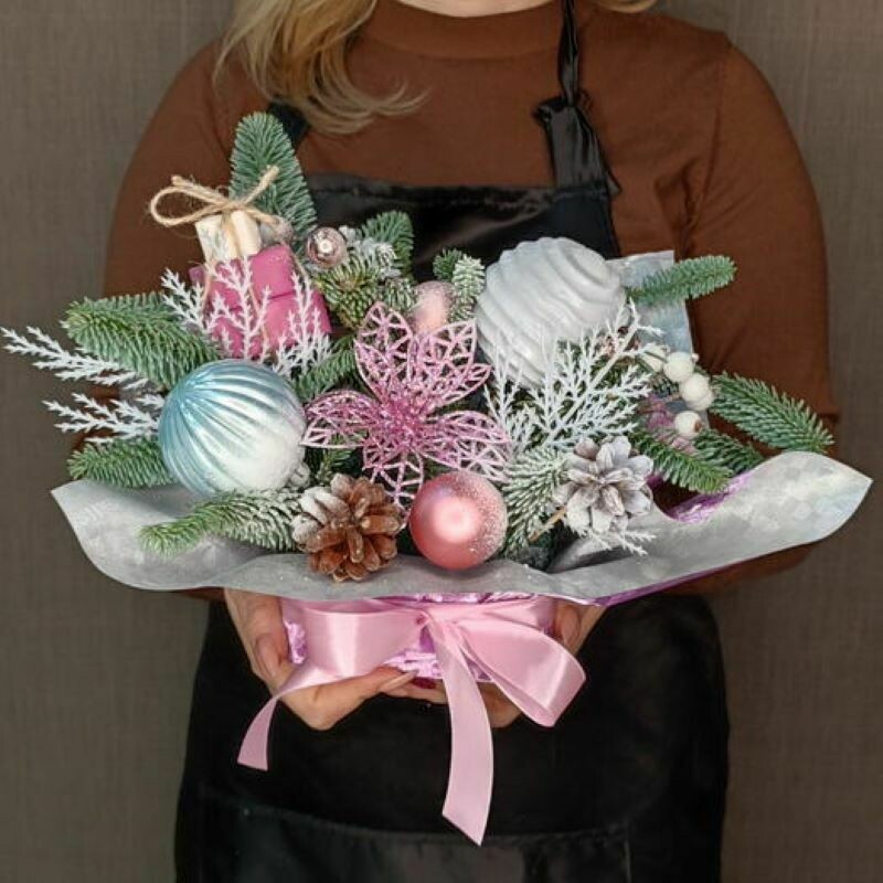 Композиция с нобилисом "Зимняя романтика", стандартный