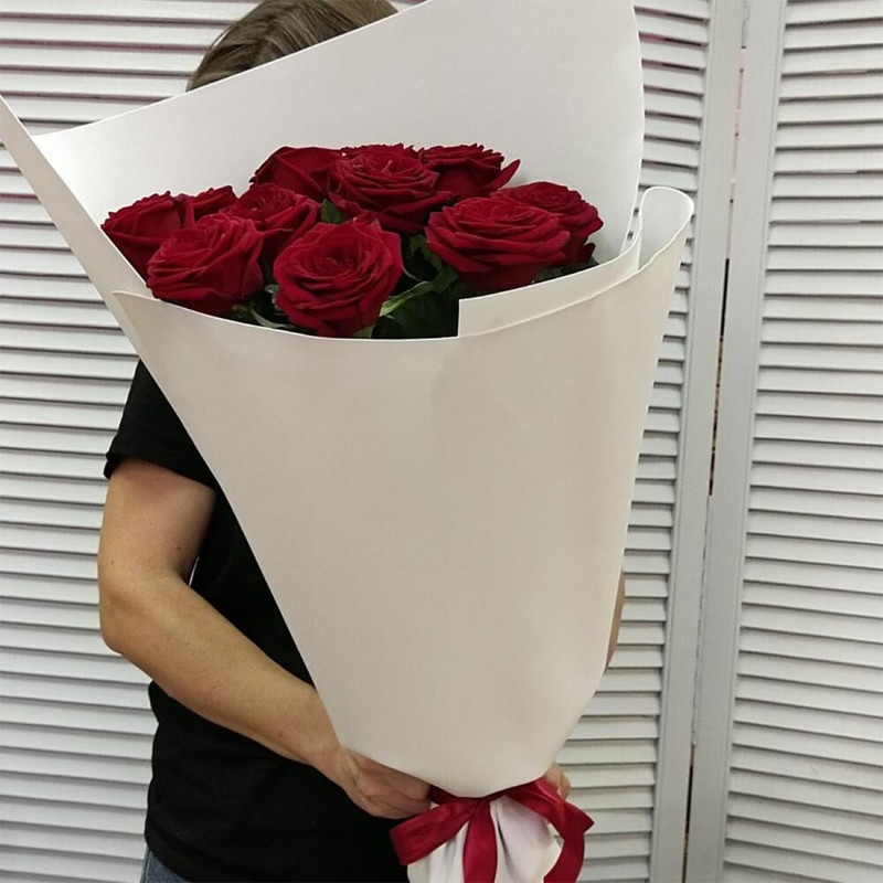 Букет из 11 красных роз "Благодарю !", стандартный