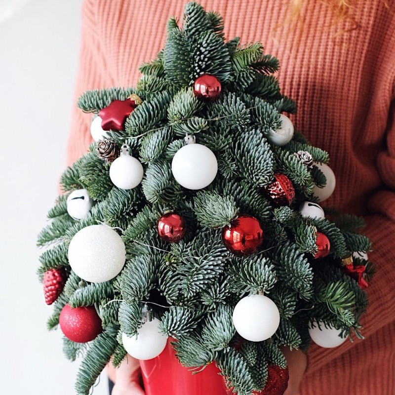 Ёлочка Новогодняя с игрушками, стандартный