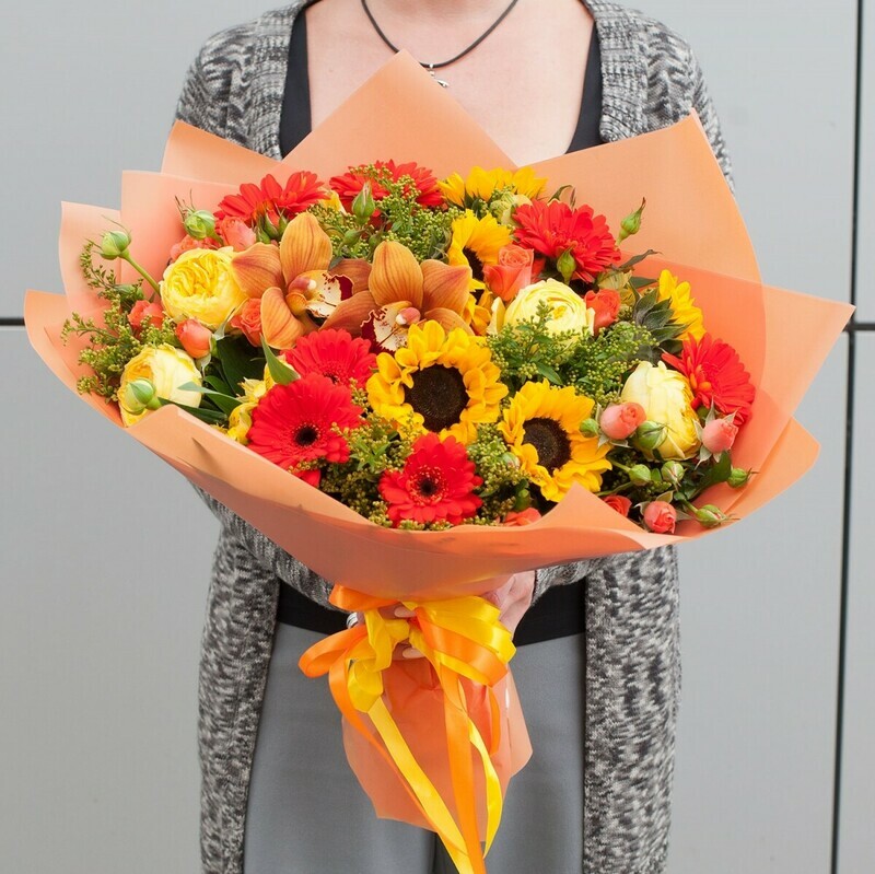 Buket tcvetov "Kraski oseni", standart