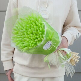 Buket  suhotcvetov "Zelenie lagurusi"