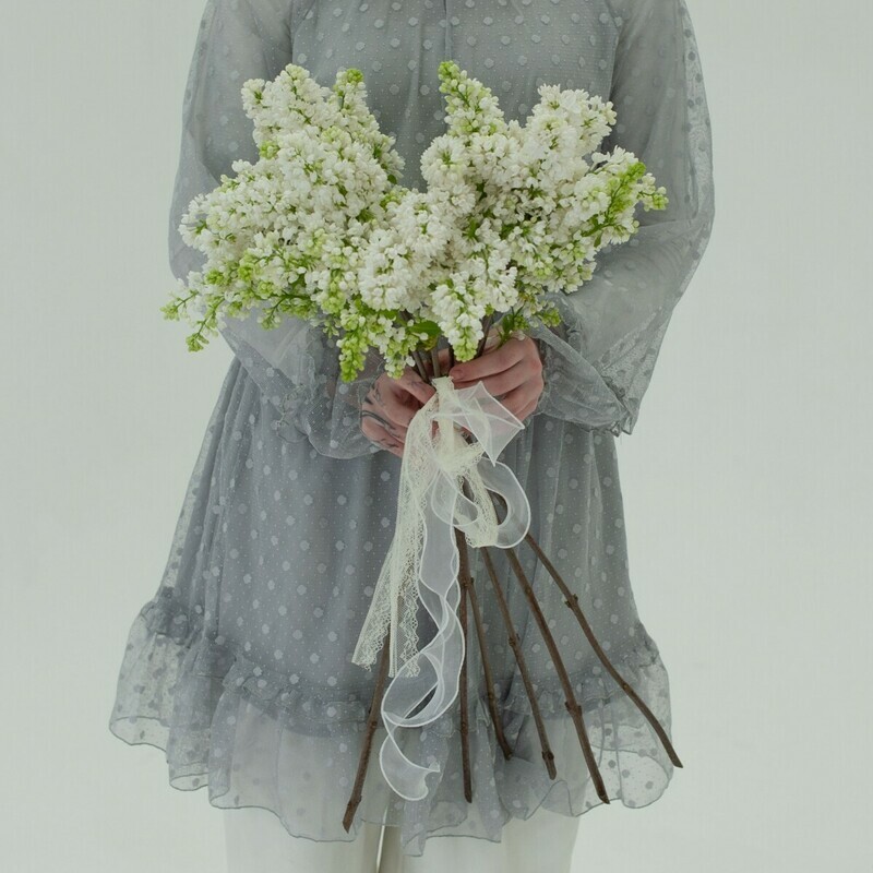 Цветы "Букет белой сирени", стандартный