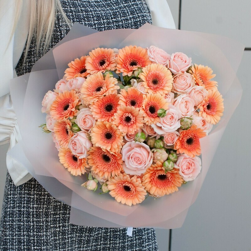 Букет цветов "Эспрессо", стандартный