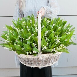 Korzina iz landishej "Landish, landish belosnezhnij"