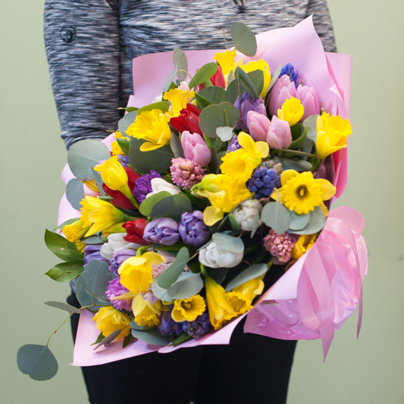 Букет цветов "Моя весна", стандартный