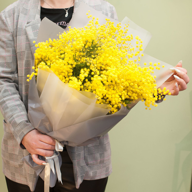 Букет цветов "Итальянская мимоза", стандартный