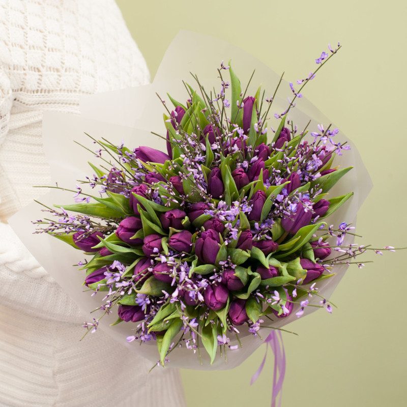 Букет тюльпанов "Индиана Джонс", стандартный