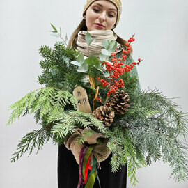 Buket " Predvkushenie zimi"