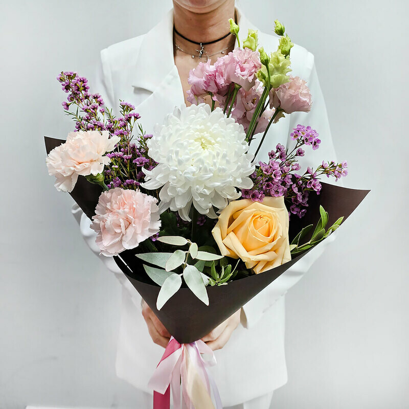 Букет «Осень Розовых Воспоминаний», стандартный