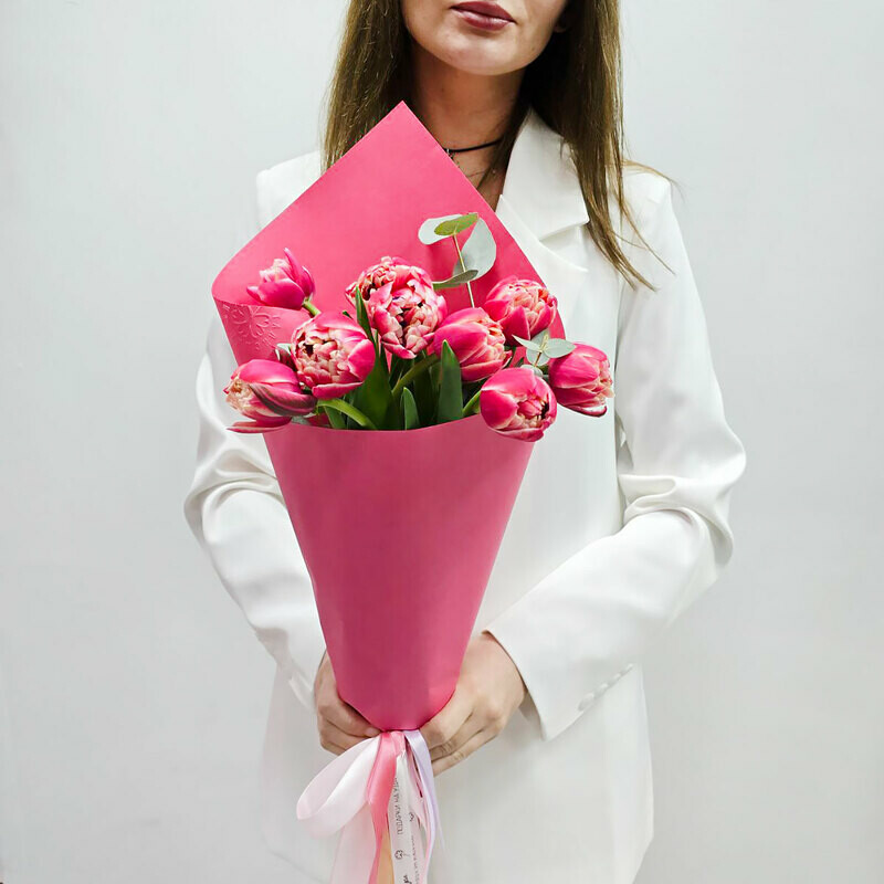 Тюльпанчики тебе монобукет, стандартный