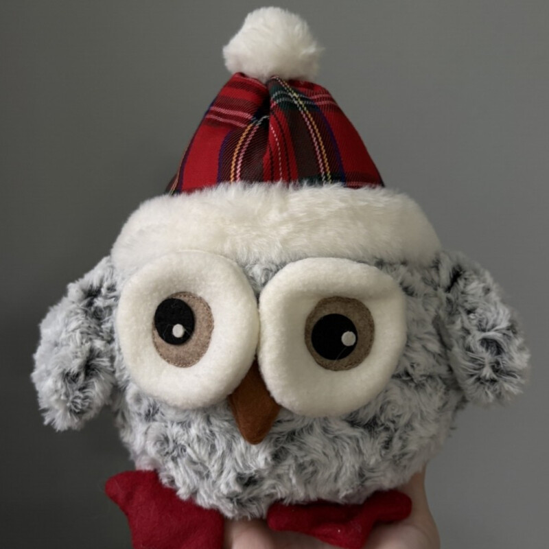 сова серая игрушка, стандартный