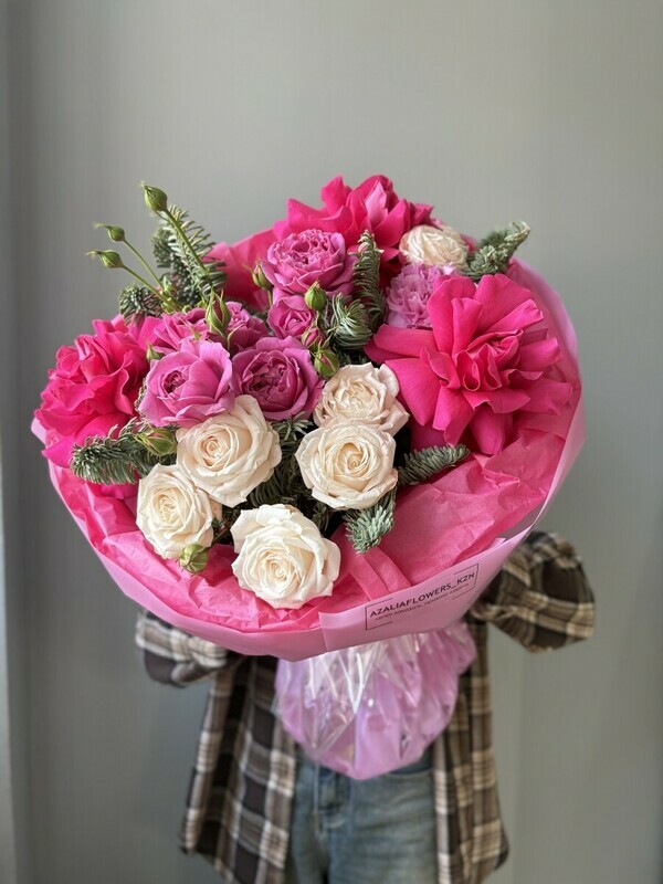 Роскошный букет для милой , премиум