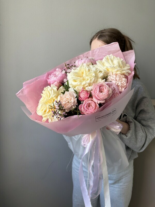 Lush marshmallow bouquet , premium