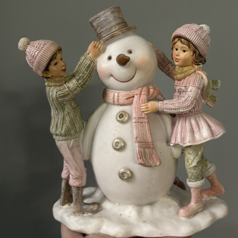 снеговик фигурка светящийся , уменьшенный