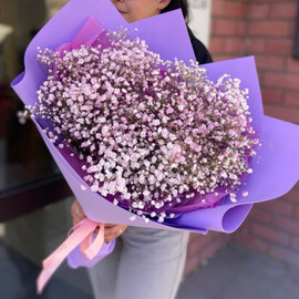 Airy bouquet of gypsophila