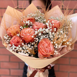 Peach souffl&eacute;