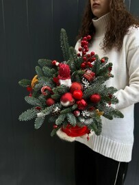 Novogodnyaya kompozitciya Zimnyaya skazka