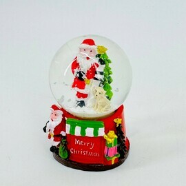 Сувенир на новый год снежный шар с Дедом Морозом