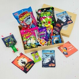 Podarochnij nabor Aziatskie sladosti. Sladkij podarok. ZHutkie konfeti. Podarok na  Hellouin