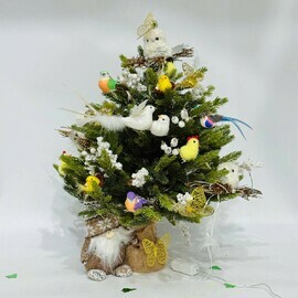 Novogodnyaya yolka iz iskusstvennogo nobilisa 60 sm. YOlochka rozhdestvenskaya