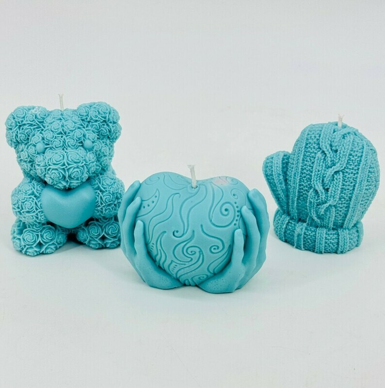 Набор декоративных свечей ручной работы. Ароматическая свеча, стандартный