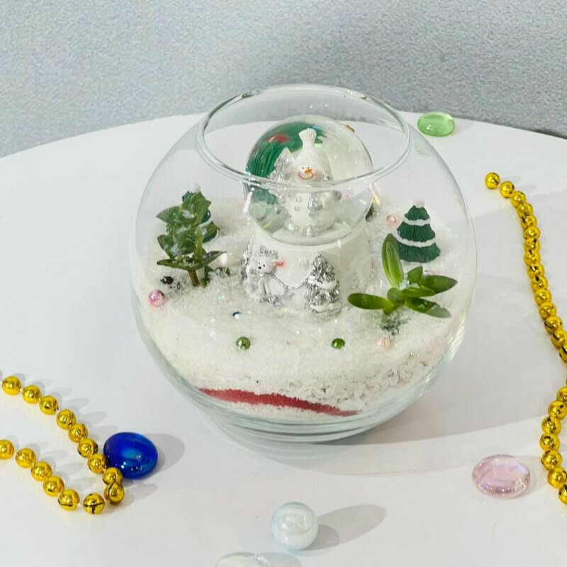 Флорариум сувенирный новогодний, стандартный