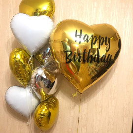 Воздушные шары сердечки