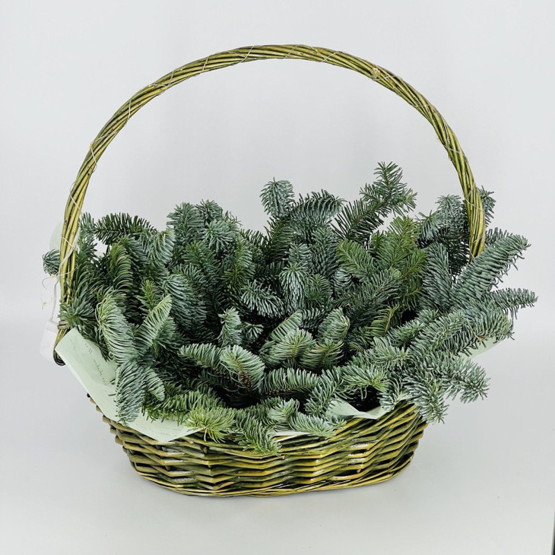 Корзина с натуральным нобилисом для декорирования, стандартный