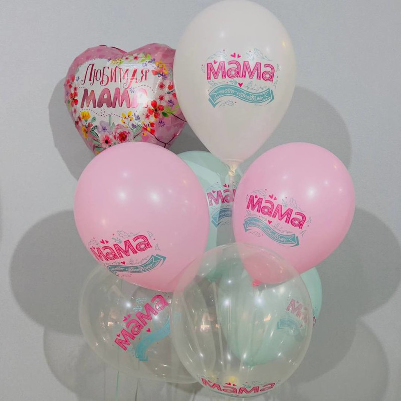 Podarok dlya mami nabor sharov, standart