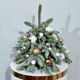 Декоративная ёлочка из нобилиса 40 см