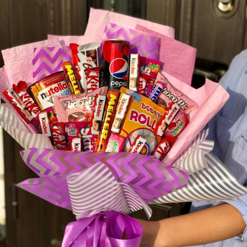 Сладкий букет из шоколадок, стандартный