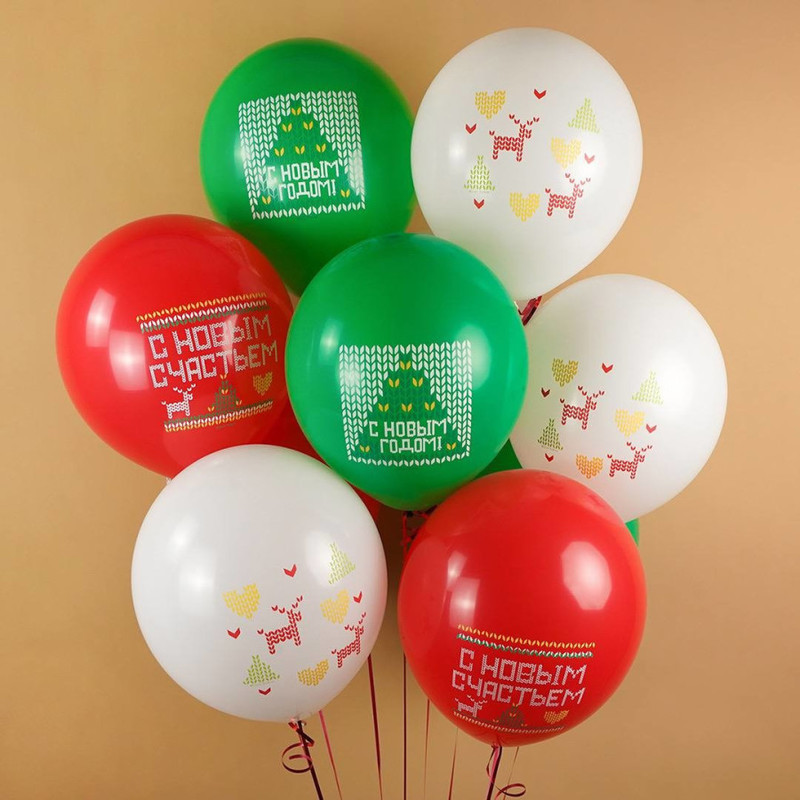 Vozdushnie shari na Novij god, standart