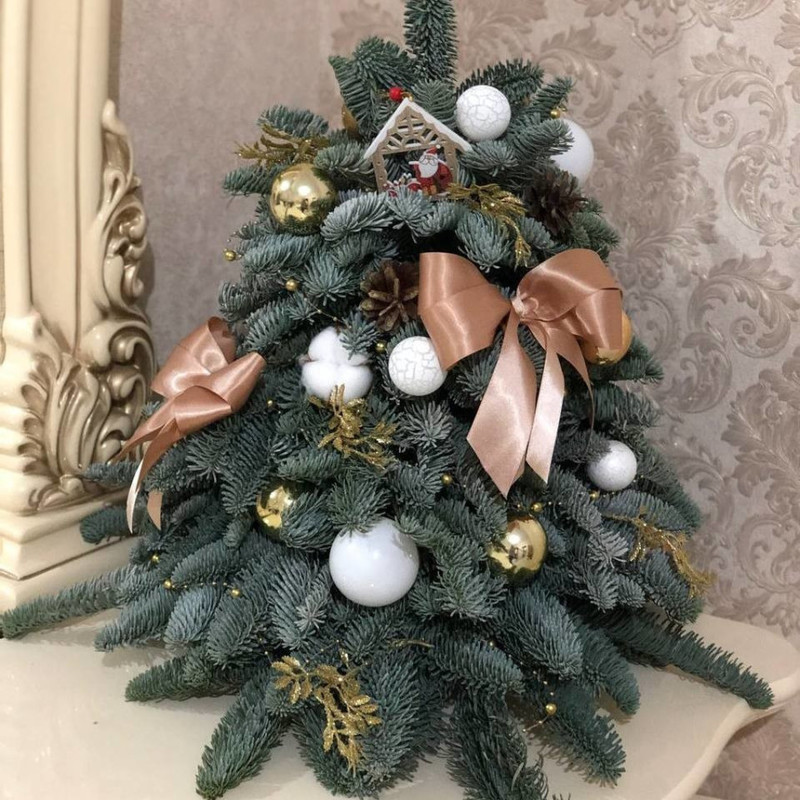 Елочка новогодняя из натурального лапника 50 см. Ёлочка из нобилиса, стандартный