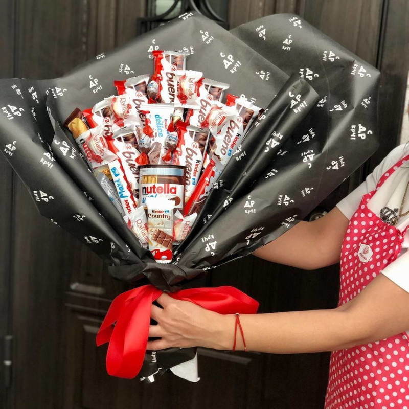 Sladkij buket iz shokoladok, standart