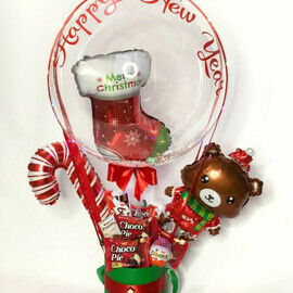 Buket iz konfet na novij god