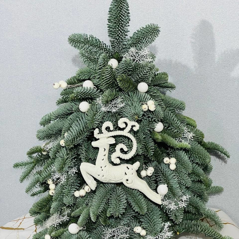 YOlochka novogodnyaya iz zhivoj eli nobilisa 45 sm, standart