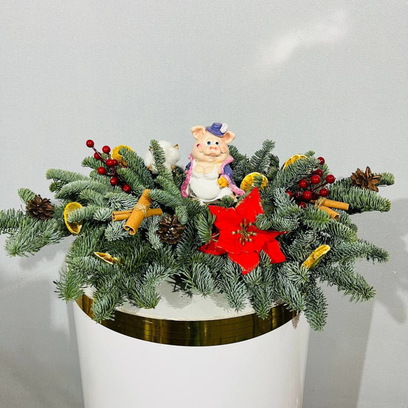 Интерьерная композиция из натурального нобилиса, стандартный