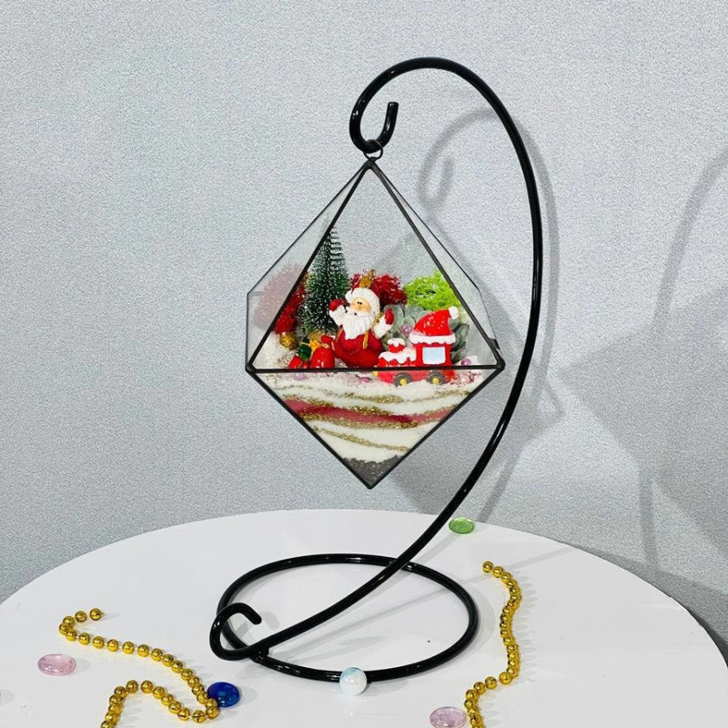 Флорариум новогодний фонарик, стандартный